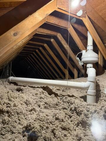 After: The homeowner was given peace of mind knowing their radon levels were reduced.