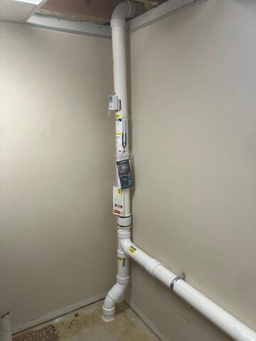 During: Our Foreman, Gustavo, and his crew successfully secured the system in the home.