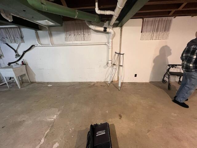 Before: Gary, one of our Design Specialists, recommended securing a Radon Mitigation System in the home.