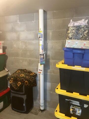 During: Our Foreman, Gustavo, and his crew successfully secured the system in the home.