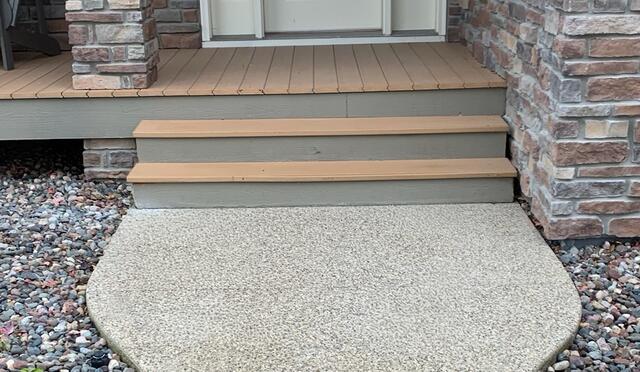 After: The homeowner was grateful for the crew's excellent work.