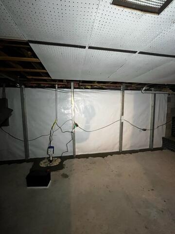 After: The homeowner was relieved to know their basement was properly repaired.