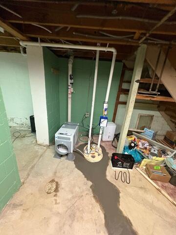 After: The crew completed the installation, leaving the homeowner relieved knowing their basement was properly waterproofed.