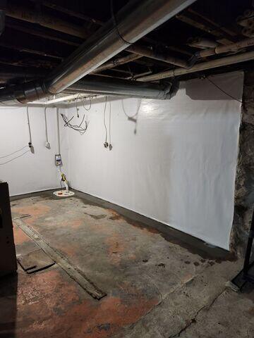 After: The homeowner was given peace of mind knowing their basement was secured.