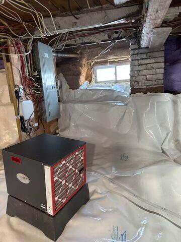 Vide sanitaire encapsulé avec CleanSpace