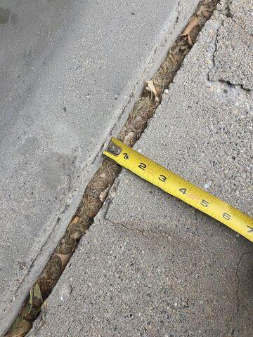 Before: Dylan, one of our Design Specialists, recommended lifting the sunken concrete with PolyLevel.