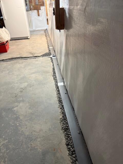 Waterguard being installed