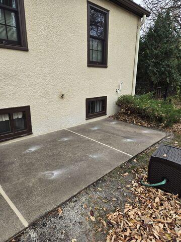 During: Our Foreman, Kevin, and his crew successfully lifted the slab into place.