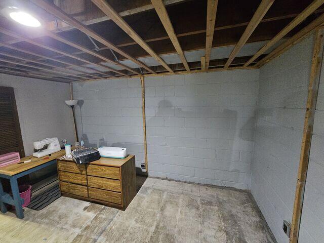 Before: Our Design Specialist, Eric, recommended securing CarbonArmor Wall Anchors on the damaged walls.