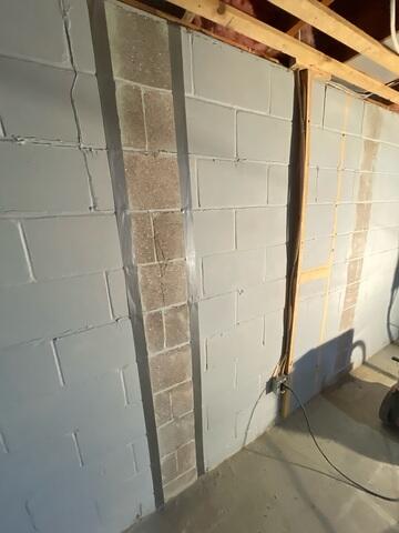 During: Our Foreman, Victor, and his crew succesfully secured all 15 CarbonArmor Wall Anchors onto the foundation.