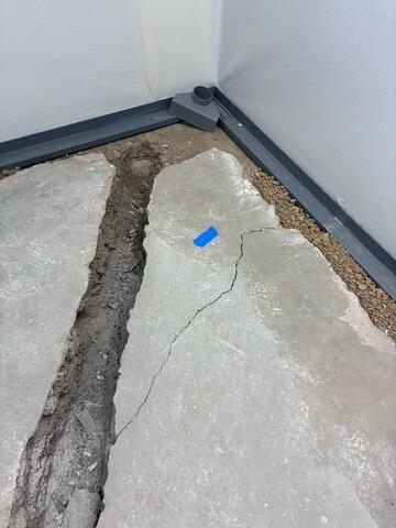 During: Our Foreman, Juan, and his crew recommended securing several waterproofing products throughout the basement.
