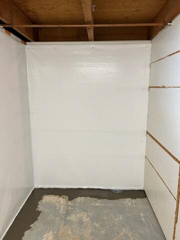 After: The homeowner was given peace of mind knowing their basement was properly waterproofed.