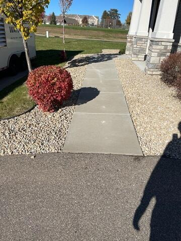 After: The homeowner was given peace of mind knowing their concrete was properly repaired.
