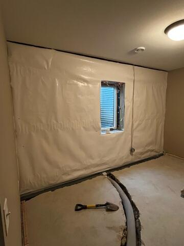 During: Our Foreman, Aaron, and his crew arrived at the home and began the installation.