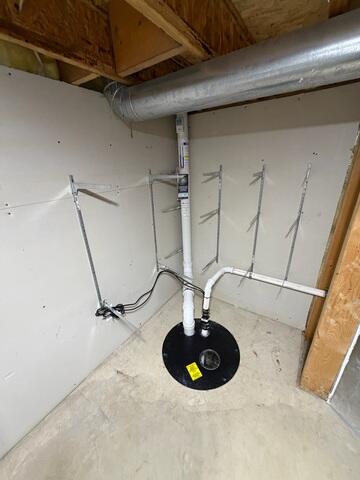 After: The homeowner was delighted to know their radon risk was eliminated.