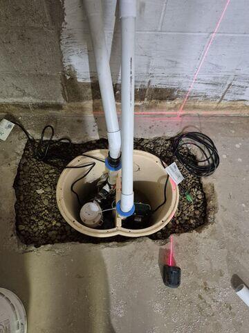 During: Our Foreman, Chris, and his crew successfully secured the TripleSafe in the place of the TripleSafe.