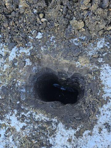 During: Our Foreman, Juan, and his crew secured GeoLock Wall Anchors on the struggling walls.