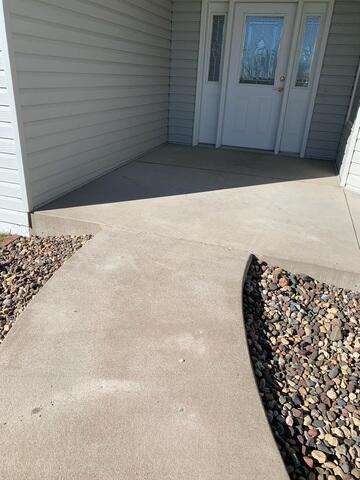 During: Our Foreman, Ryan, and his crew successfully lifted the walkway back into place.