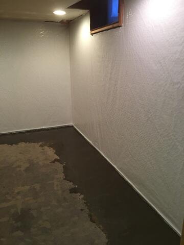 After: The homeowner was given peace of mind knowing their basement was secure.