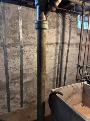 During: Our Foreman, Rene, and his crew installed six CarbonArmor wall strips on the south wall.