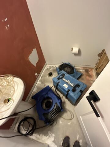 Our mitigation crew received training during the inspection, cleaning, and restoration certification process (IIRC). Industrial-strength equipment was installed during professional water and flood damage restoration.