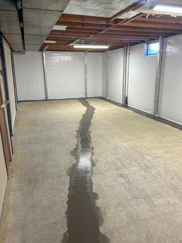 After: The homeowner was given peace of mind knowing their basement was properly repaired.