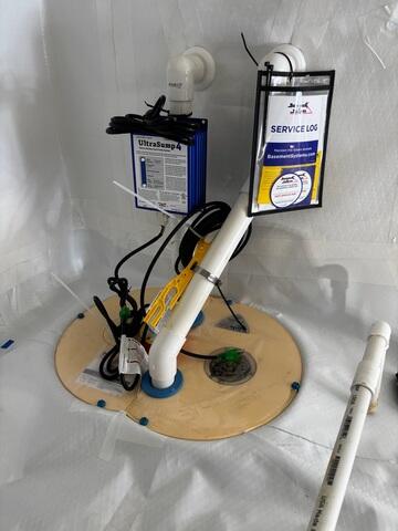 Triple Sage Sump pump system installed with Annual Maintenance