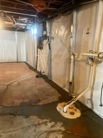 After: The homeowner was delighted to know their basement was properly waterproofed.