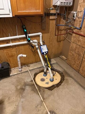 During: Our Foreman, Diego, and his crew successfully secured the TripleSafe in the basement.