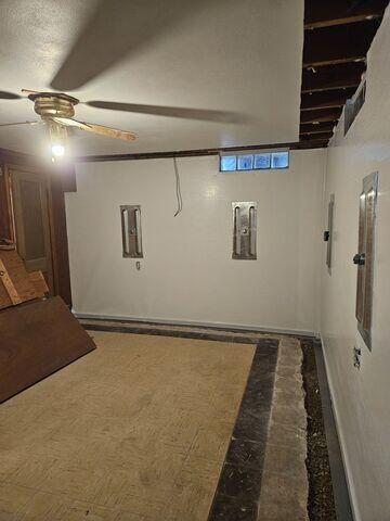 During: Our Foreman, Juan, and his crew succesfully secured all the products throughout the basement.