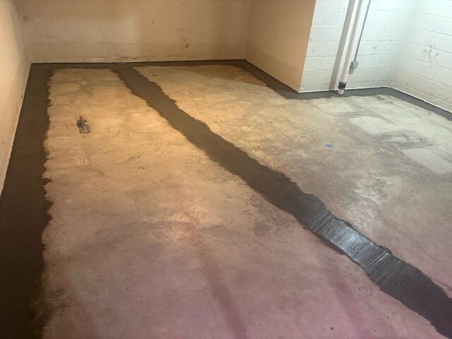 After: The homeowner was given peace of mind knowing their basement was properly repaired.