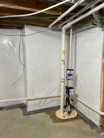 During: Our Foreman, Kevin, and his crew traveled to the home to begin the installation.