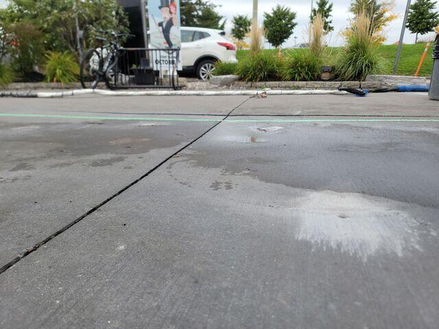 Instead of a noisy, multi-day demolition, we stabilized the sunken slabs from beneath. The result is a level, professional-looking walkway, restored quickly and without debris or disruption.