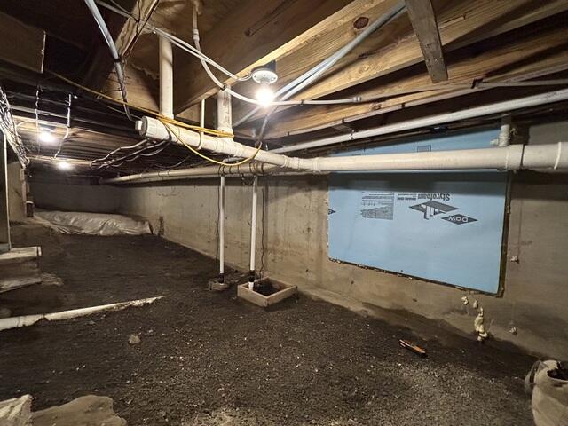 Damp Crawl Space