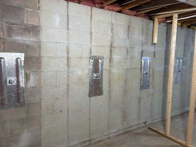 After: The homeowner was given peace of mind knowing their basement was properly repaired.
