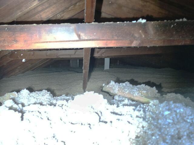 TruSoft cellulose insulation was blown in to reach the ideal R-60 level throughout the attic.