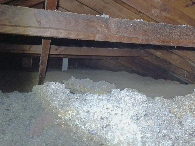 TruSoft cellulose insulation was blown in to reach the ideal R-60 level throughout the attic.