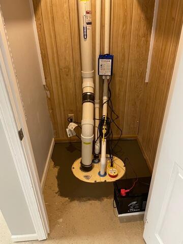 The flooring was restored