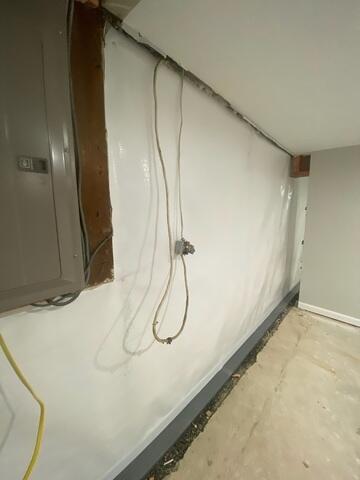Process of the full perimeter waterproofing system