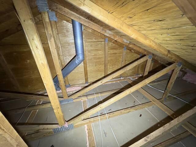Air sealed attic floor