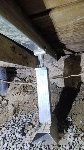 Final result: level floors and restored structural integrity