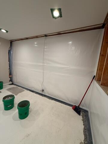 after basement waterproofing