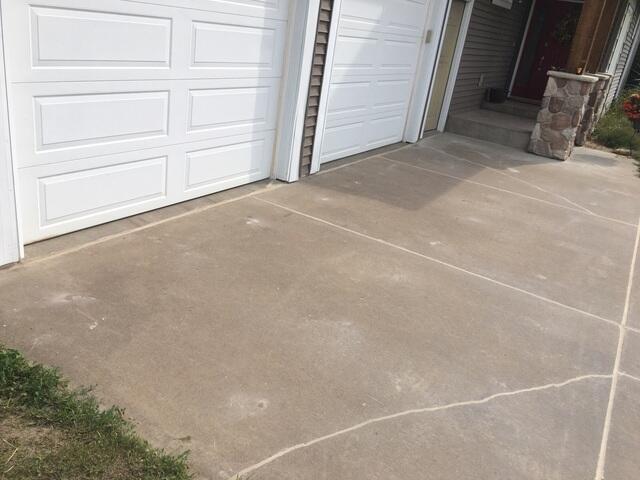 Another angle of the driveway