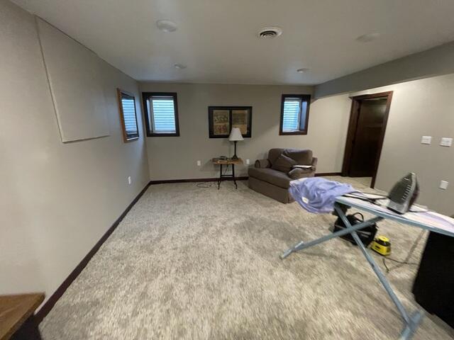 Before: Our Design Specialist, Ryan, suggested securing several waterproofing products throughout the basement.