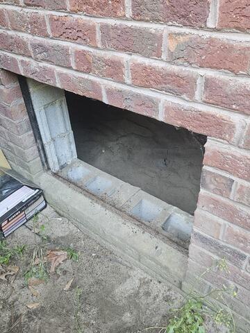 Crawlspace door.
