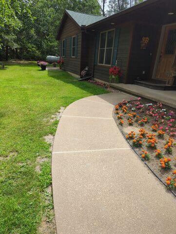 After our crew lifted the slabs and sealed the joints