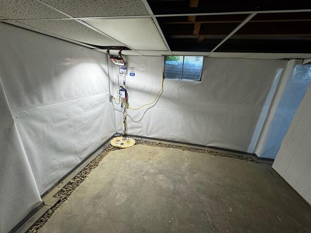 WaterGuard is a sub-floor french drain system that protects against wall leaks and basement flooding. The system integrates with our TripleSafe sump pump to ensure 24/7 protection against water entry.