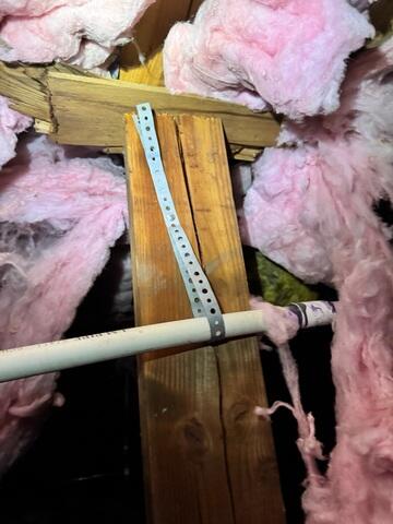 In addition to the rotten subfloor support beam, almost 2 dozen subfloor piers inside of this crawl space were rotten and cracked.