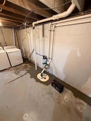 after triple safe sump pump installation
