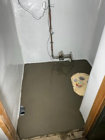 After the flooring has been restored